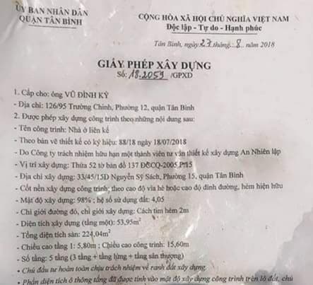 Tiếp vụ cấp phép xây dựng trên đất nghĩa trang: UBND quận Tân Bình nói gì?