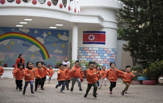 Trường mẫu giáo Việt Triều háo hức chào đón Chủ tịch Kim Jong Un
