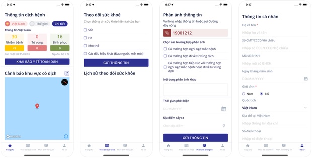 Ứng dụng khai báo sức khỏe NCOVI lọt top tìm kiếm tại Việt Nam