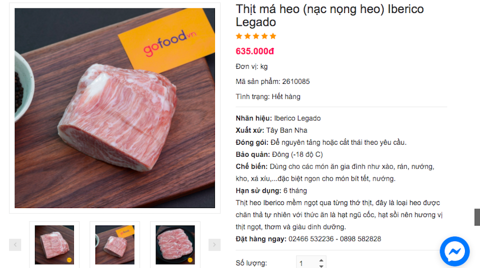 Nạc nọng heo “giá trên trời” vẫn hút người tiêu dùng