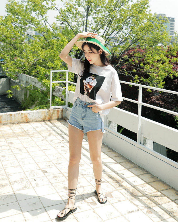 Mix quần jean shorts trong mùa hè thế nào cho đẹp ngây ngất