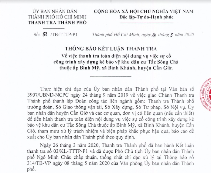 Để hơn 15 tỷ đồng trôi sông, xem xét xử lý lãnh đạo Sở GTVT TP Hồ Chí Minh