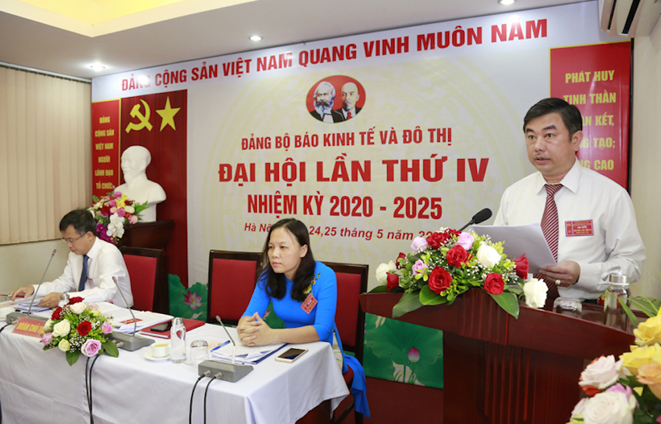 Đại hội Đảng bộ báo Kinh tế & Đô thị lần thứ IV, nhiệm kỳ 2020 - 2025 thành công tốt đẹp