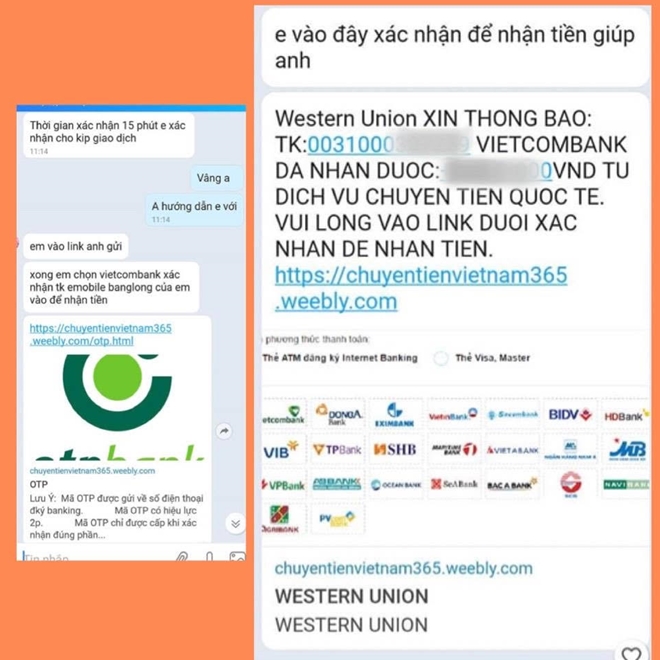 Giả mạo Western Union lừa đảo người bán hàng online