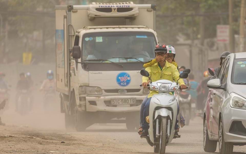 Không khí TP Hồ Chí Minh chuyển xấu, ô nhiễm nhất là khu Thảo Điền