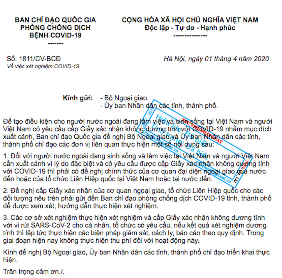 Vụ công nhân Indonesia nghi nhiễm Covid-19: Bệnh viện FV nhận mẫu xét nghiệm sai quy trình?