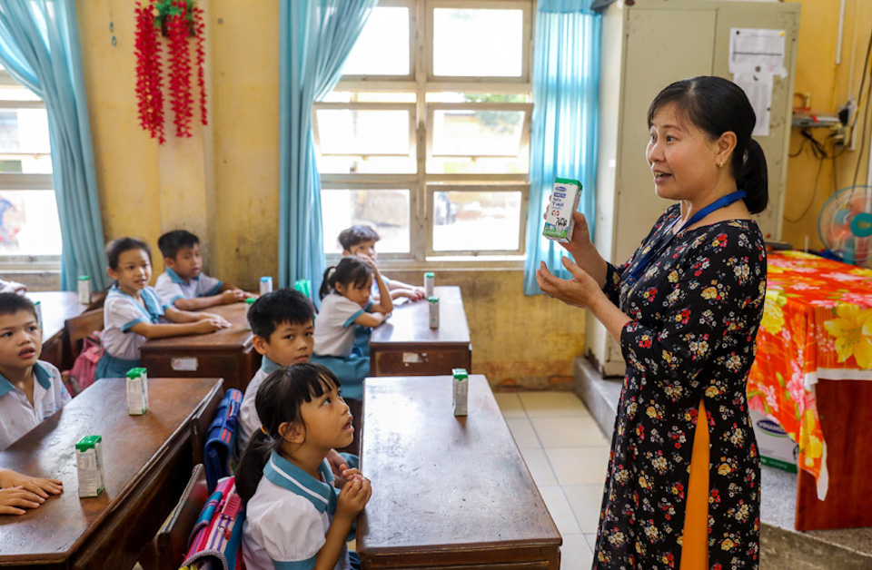 Niềm vui uống sữa học đường an toàn tại TP Hồ Chí Minh