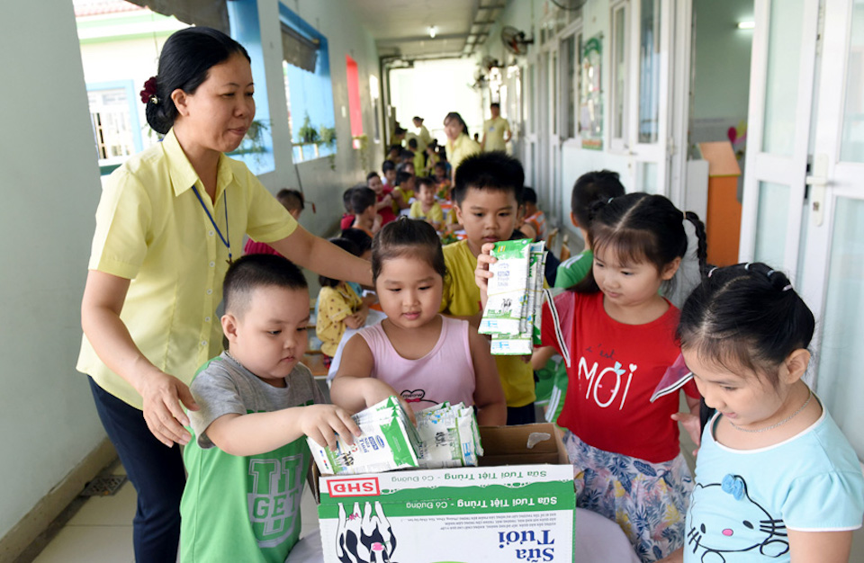 Niềm vui uống sữa học đường an toàn tại TP Hồ Chí Minh