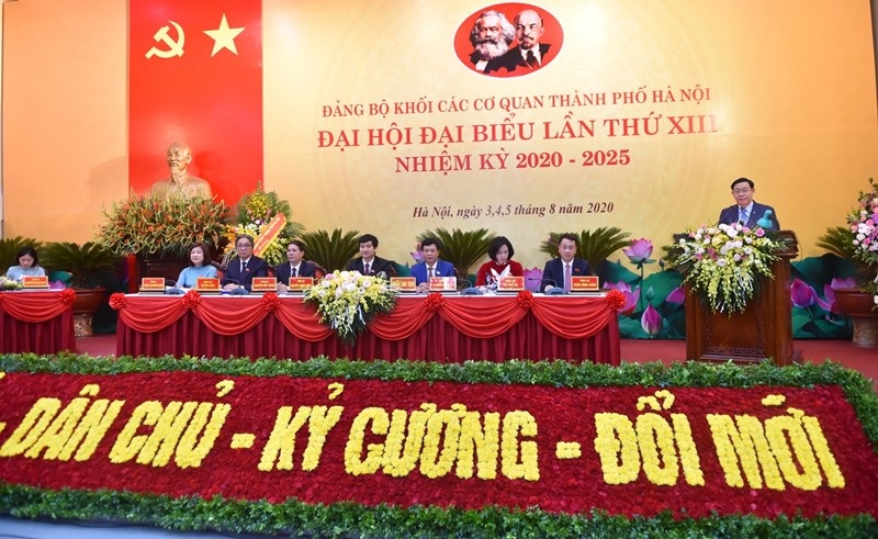 Đại hội đại biểu Đảng bộ Khối các cơ quan TP Hà Nội lần thứ XIII: Đoàn kết, xây dựng Đảng bộ trong sạch, vững mạnh