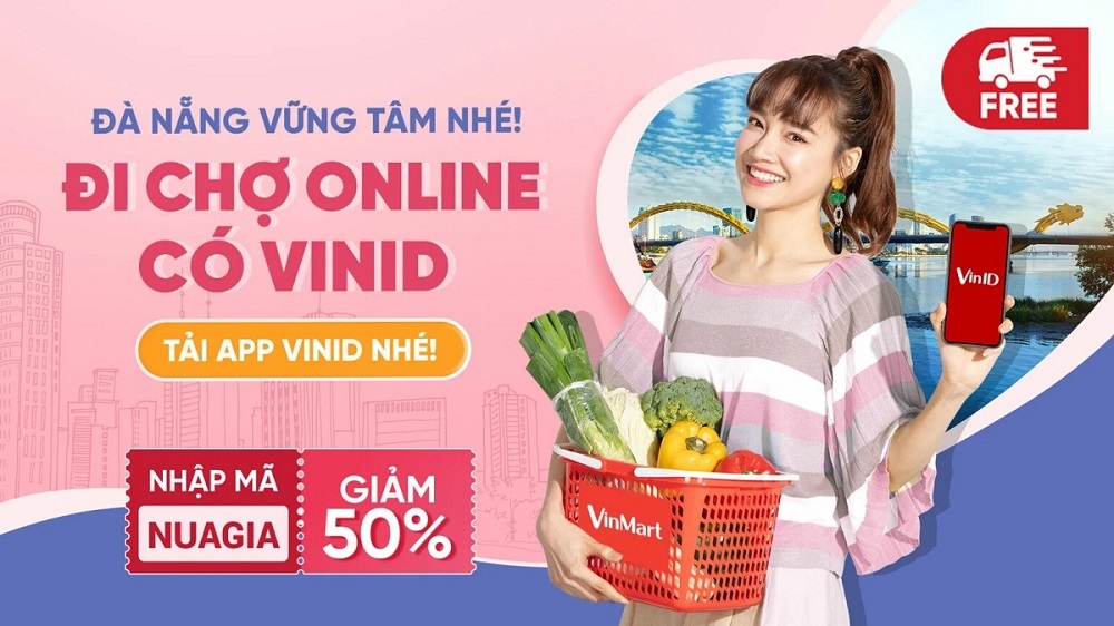 VinID “bắt tay” VinMart triển khai tính năng "Đi chợ online" tại Đà Nẵng