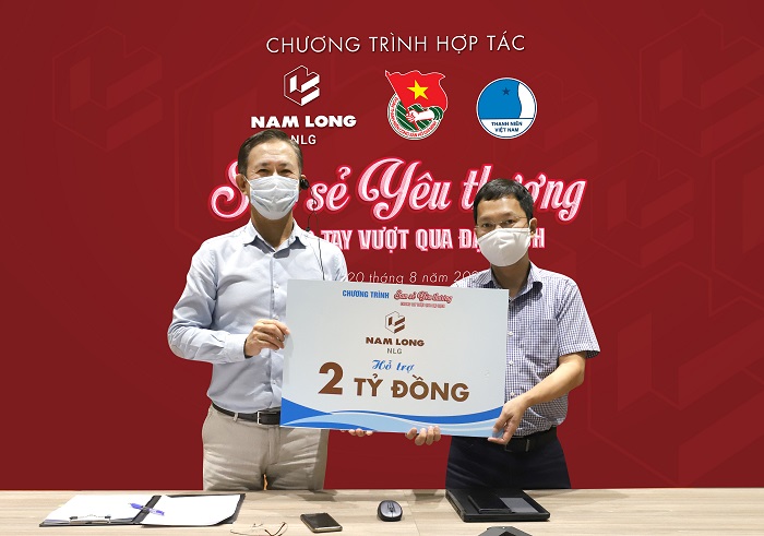 Tập đoàn Nam Long hỗ trợ hơn 5 tỷ đồng cùng tuyến đầu chống dịch