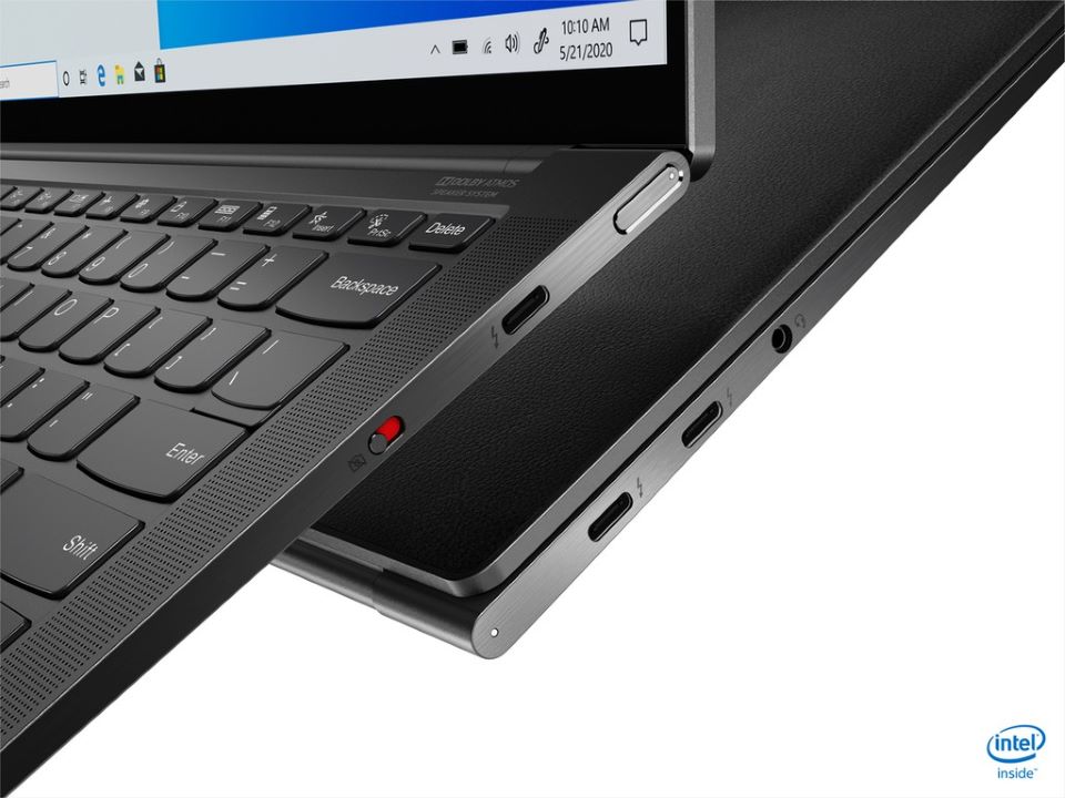 Lenovo vừa ra mắt Laptop Yoga bọc da cao cấp, pin 20 giờ