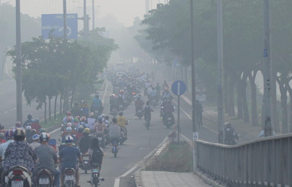 TP Hồ Chí Minh: Sương mù lại bao phủ bầu trời vì ô nhiễm?