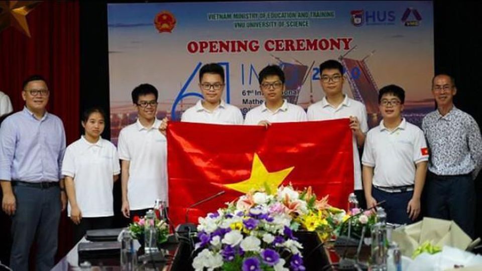 6 thí sinh Việt Nam đều có giải khi dự thi Olympic Toán học quốc tế