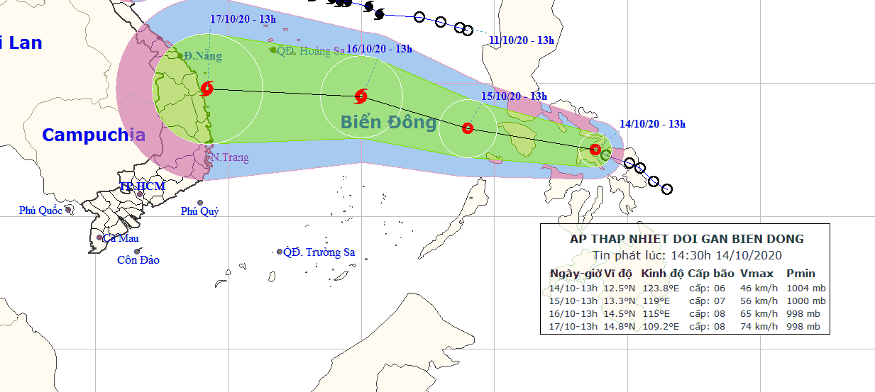 Dự báo thời tiết ngày 15/10: Hà Nội mưa to, trời lạnh