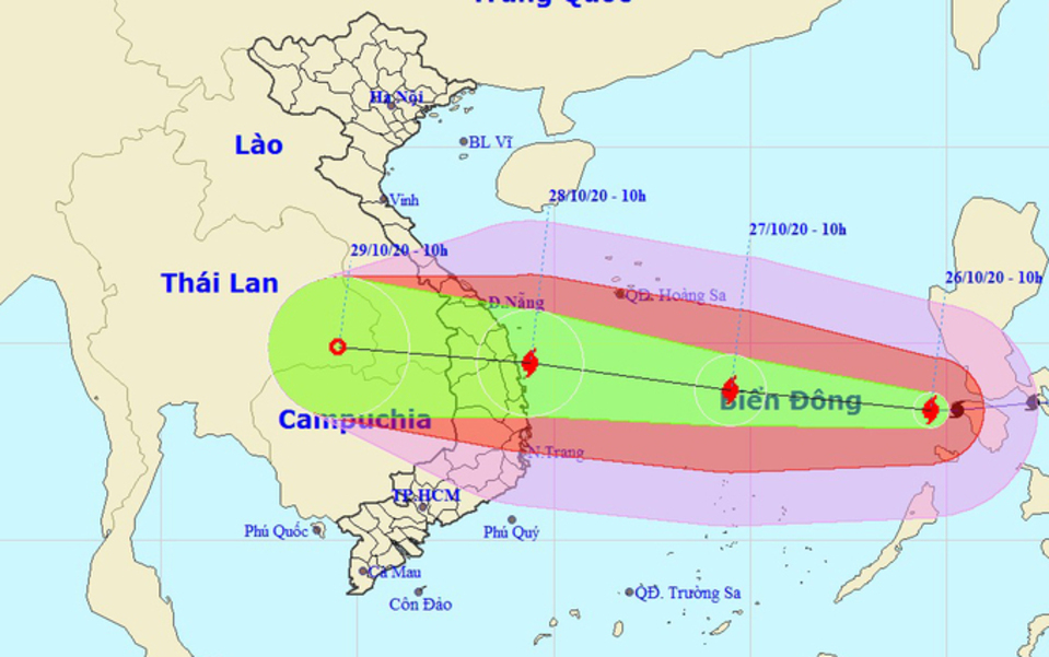 Ứng phó bão số 9: Dự kiến sơ tán hơn 1,2 triệu dân