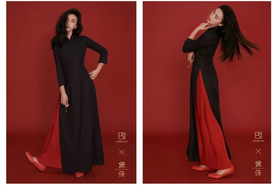 Dân mạng xôn xao vì thiết kế của Trần Mạn giống hệt áo dài Việt Nam