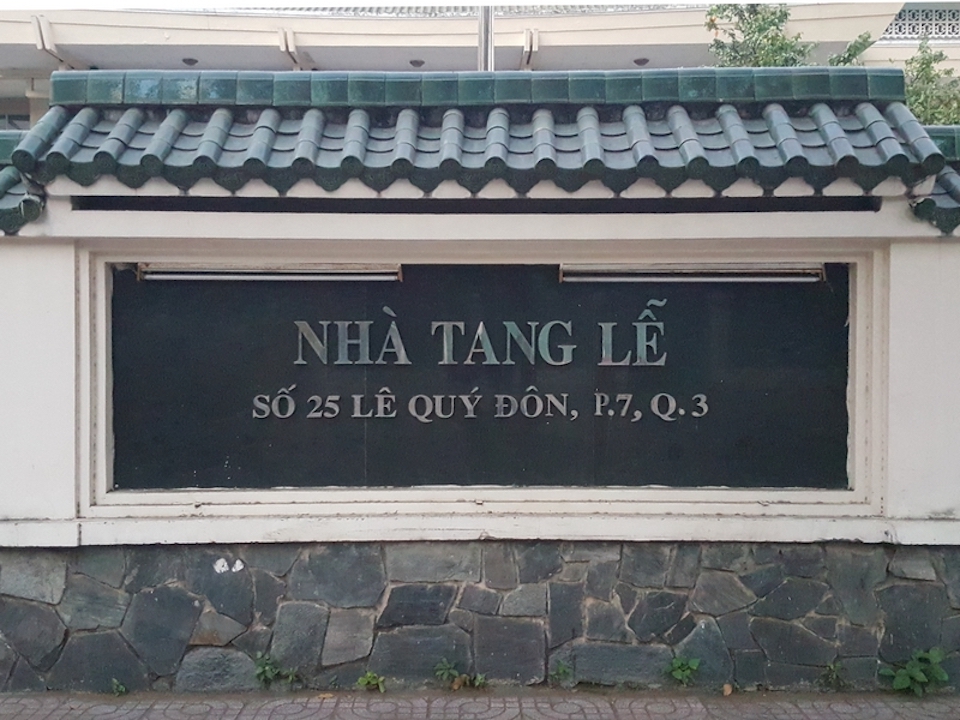 Nhà tang lễ Lê Quý Đôn dừng hoạt động từ ngày 29/12