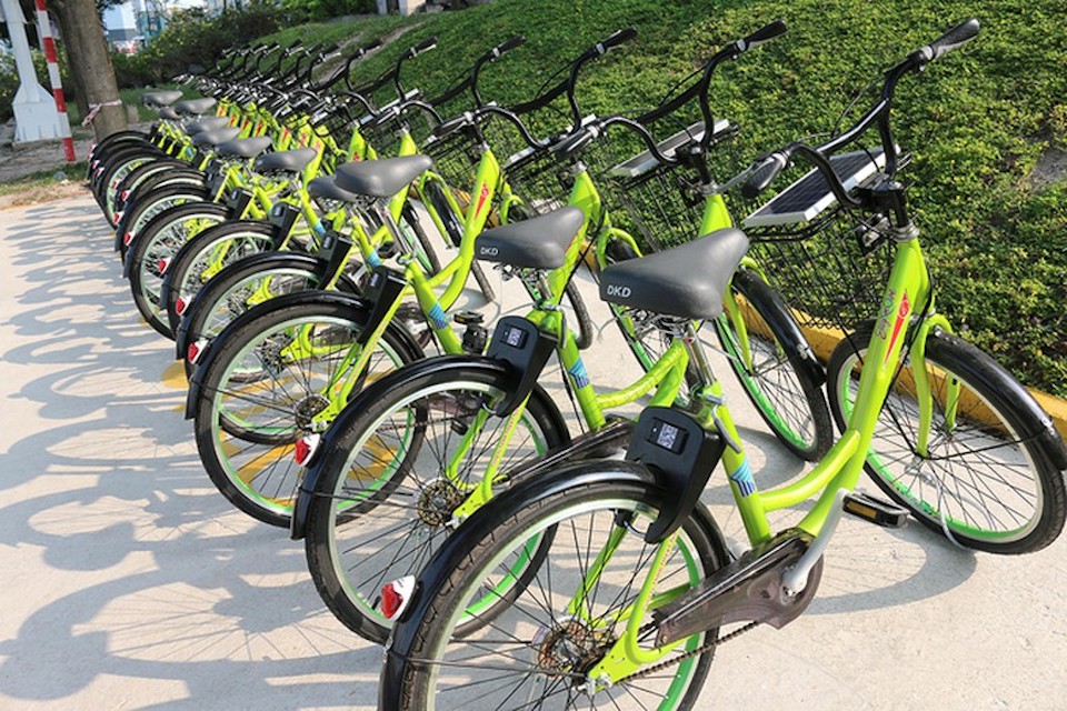 Thí điểm xe đạp công cộng Mobike ở trung tâm Sài Gòn