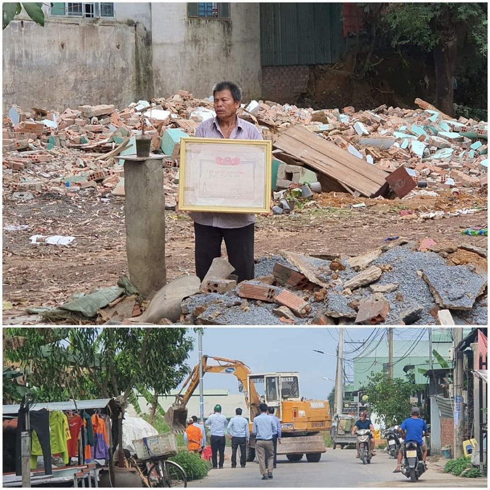 Đồng Nai: Tự ý phá dỡ nhà tình thương, nơi thờ tự liệt sĩ có dấu hiệu vi phạm pháp luật?