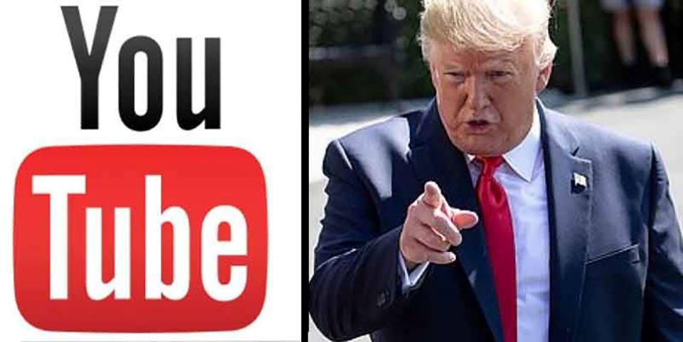 Tổng thống Mỹ Donald Trump bị YouTube phong tỏa tài khoản