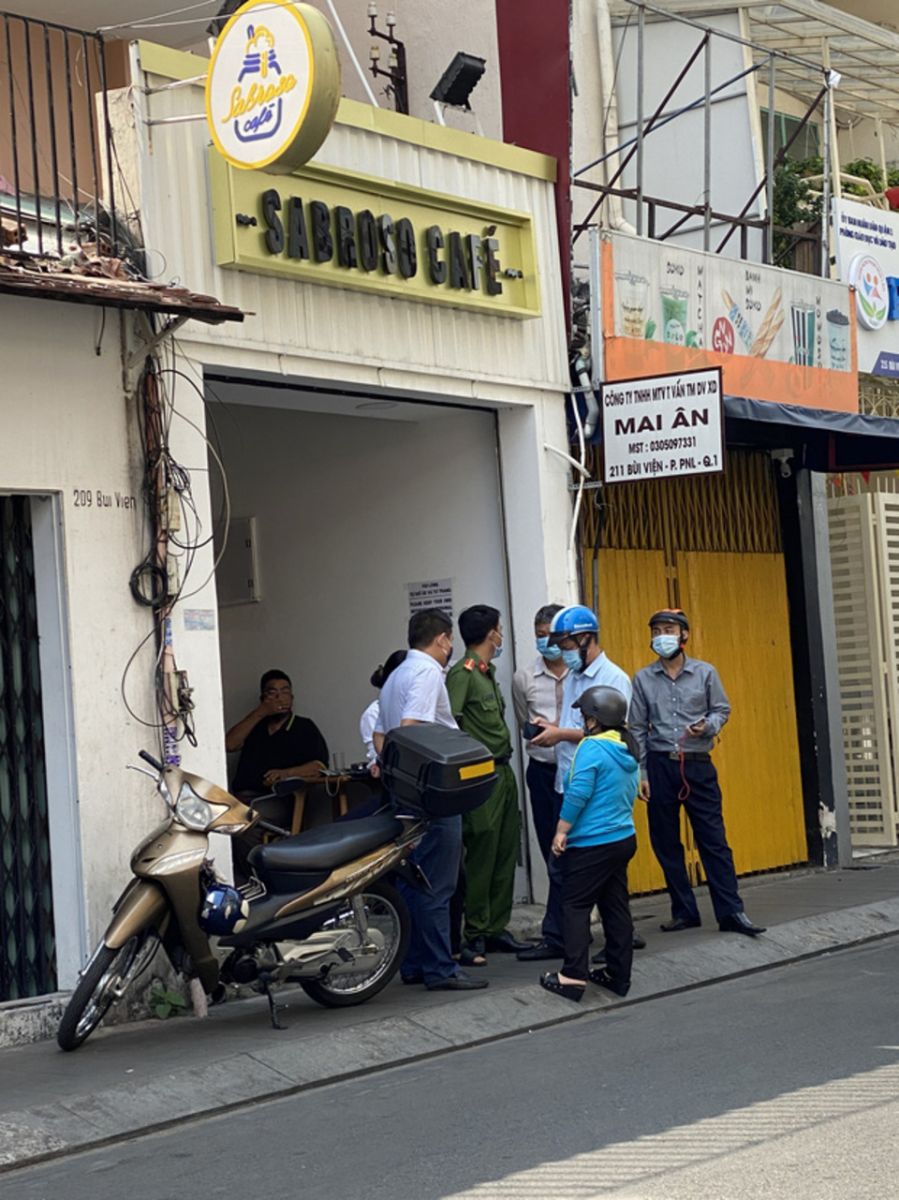 TP Hồ Chí Minh: Phong tỏa quán cafe trên phố đi bộ Bùi Viện