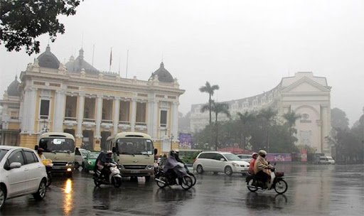 Dự báo thời tiết ngày 26/2/2021: Đón không khí lạnh, Hà Nội mưa rét