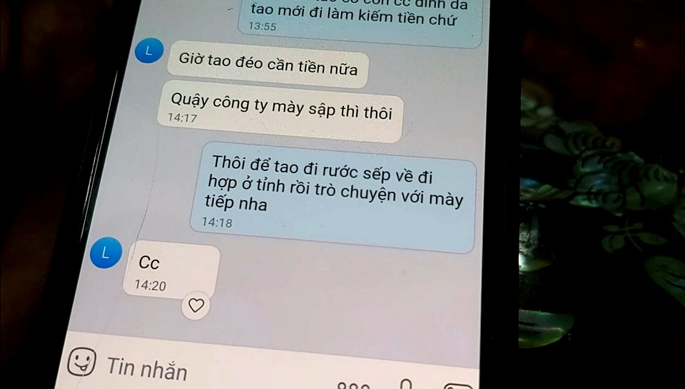 Tiền Giang: Giám đốc một công ty liên tục bị nhắn tin đe dọa và gọi điện thoại “khủng bố”