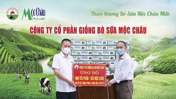 Hơn 50.000 sản phẩm sữa từ Mộc Châu Milk đến với các tâm dịch tại Vĩnh Phúc, Bắc Giang, Sơn La