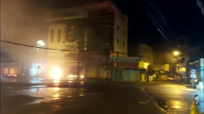 Cháy lớn tại VPBank Kiên Giang