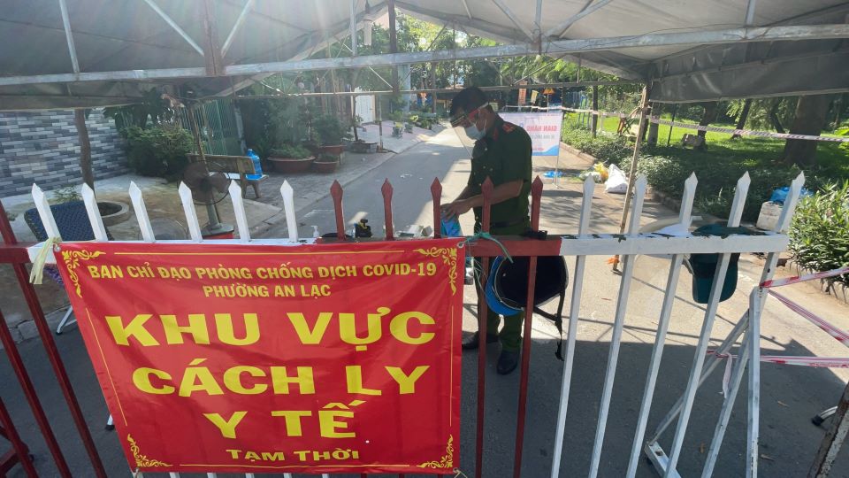 TP Hồ Chí Minh: Phong tỏa UBND phường An Lạc do liên quan đến ca nhiễm Covid-19