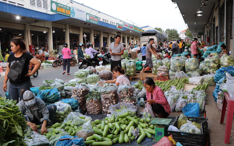 TP Hồ Chí Minh: Chợ đầu mối Hóc Môn tạm dừng hoạt động từ ngày 28/6