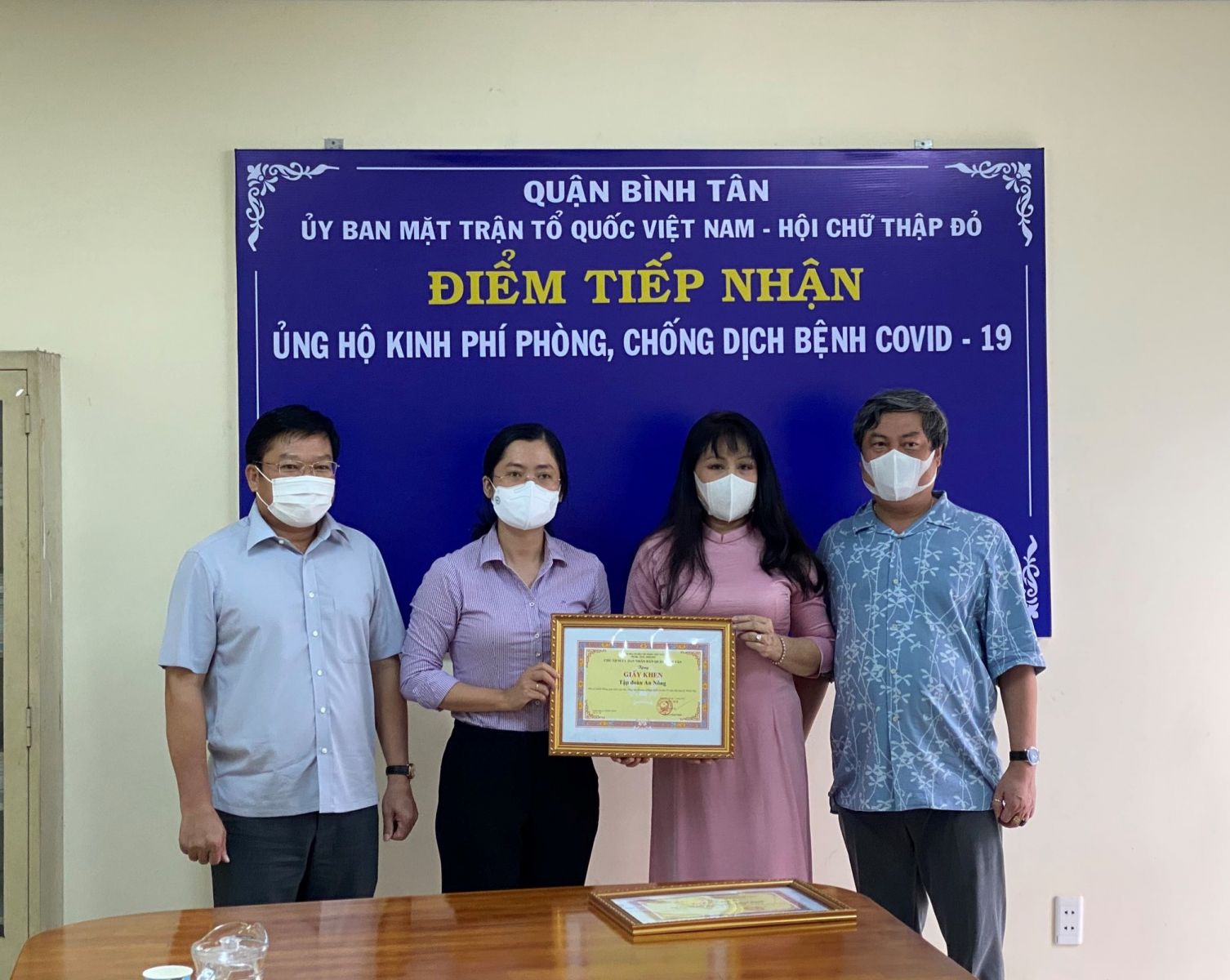 Tập đoàn An Nông đồng hành cùng quận Bình Tân phòng chống dịch bệnh Covid-19