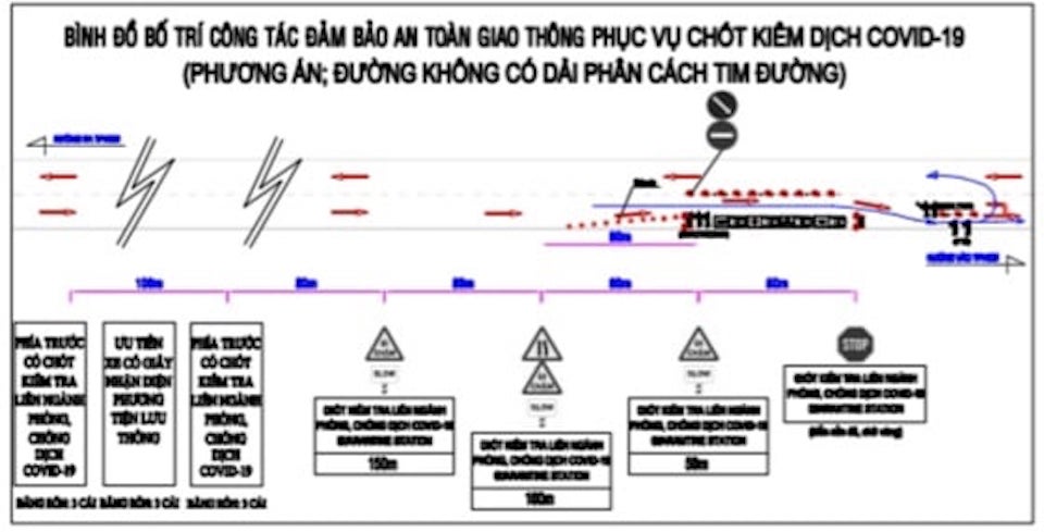 TP Hồ Chí Minh bố trí luồng xanh cho xe có Giấy nhận diện phương tiện tại 12 chốt kiểm soát dịch Covid-19