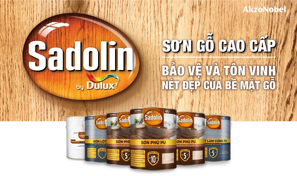 AkzoNobel ra mắt Sadolin – Dòng sơn gỗ cao cấp giúp bảo vệ và tôn vinh nét đẹp của bề mặt gỗ