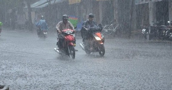 Dự báo thời tiết ngày 14/8/2021: Hà Nội có mưa rào và rải rác có dông