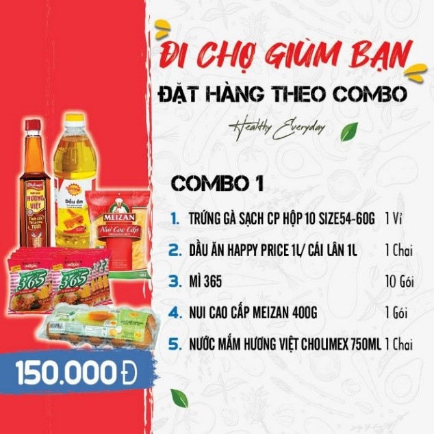 MM Mega Market giới thiệu Combo đi chợ giùm bạn