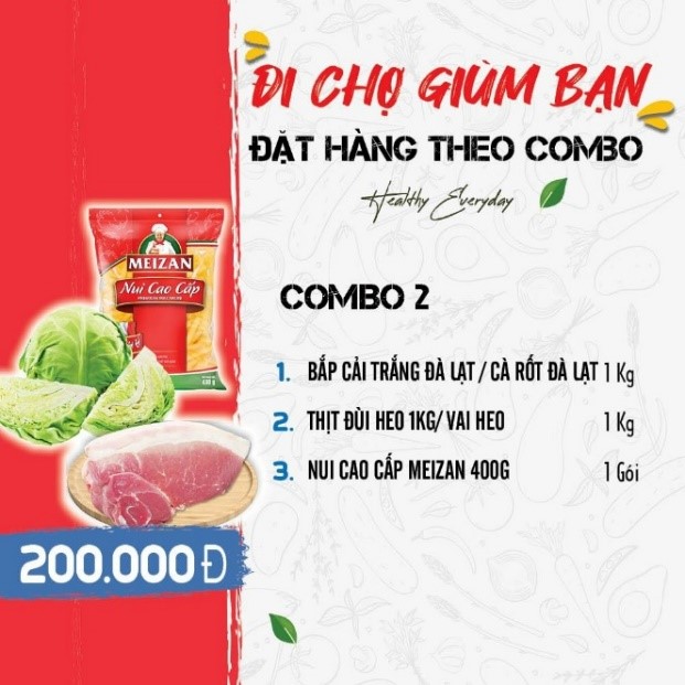 MM Mega Market giới thiệu Combo đi chợ giùm bạn