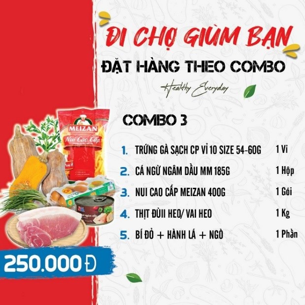 MM Mega Market giới thiệu Combo đi chợ giùm bạn