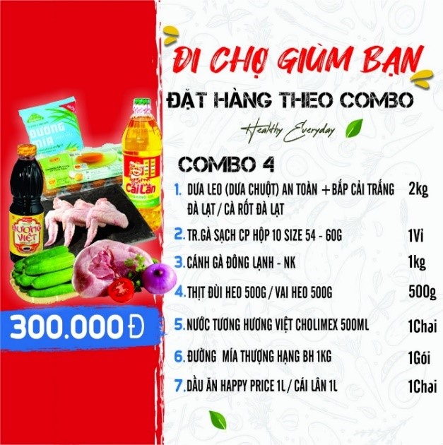 MM Mega Market giới thiệu Combo đi chợ giùm bạn