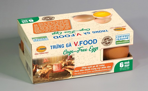 V.Food ra mắt thương hiệu “gà đẻ trứng nhân đạo”