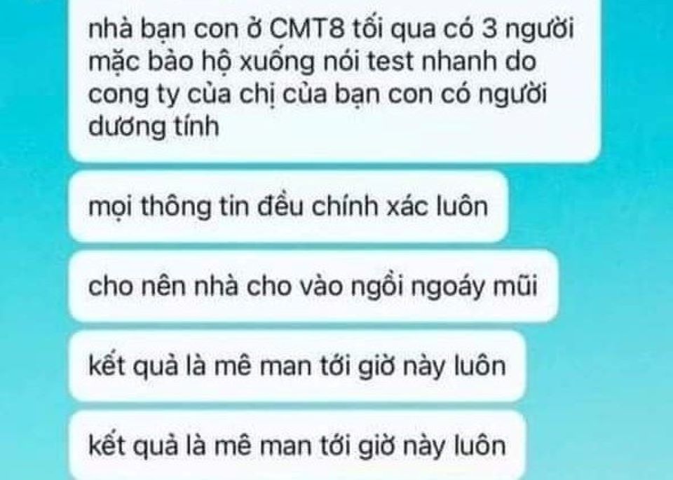 Công an xác minh thông tin "giả xét nghiệm Covid-19 để gây mê, cướp tài sản"