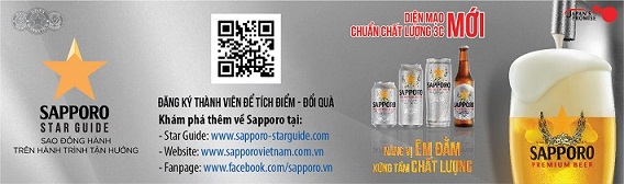 Bia Sapporo Premium 100 chính thức ra mắt với hương vị mới lạ và độc đáo.