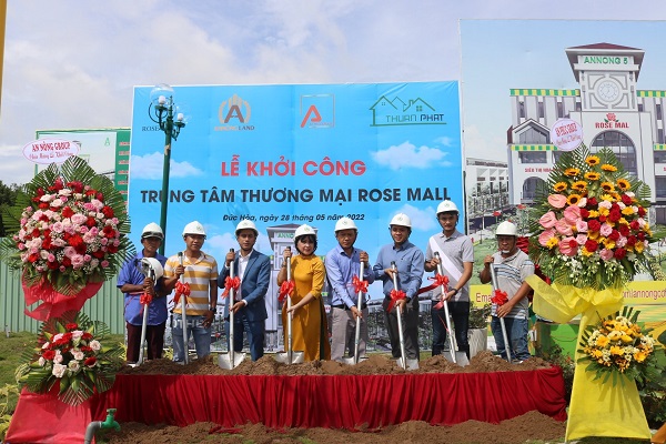 An Nông Land khởi công xây dựng Trung tâm thương mại dịch vụ Rose Mall