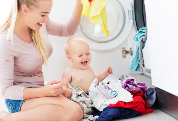Giặt quần áo cho trẻ sơ sinh đúng cách