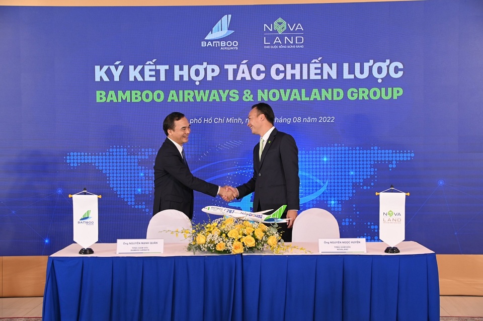 Bamboo Airways và Novaland ký kết hợp tác chiến lược