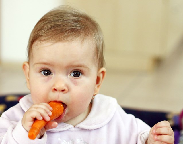 Tác dụng của cà rốt với trẻ em