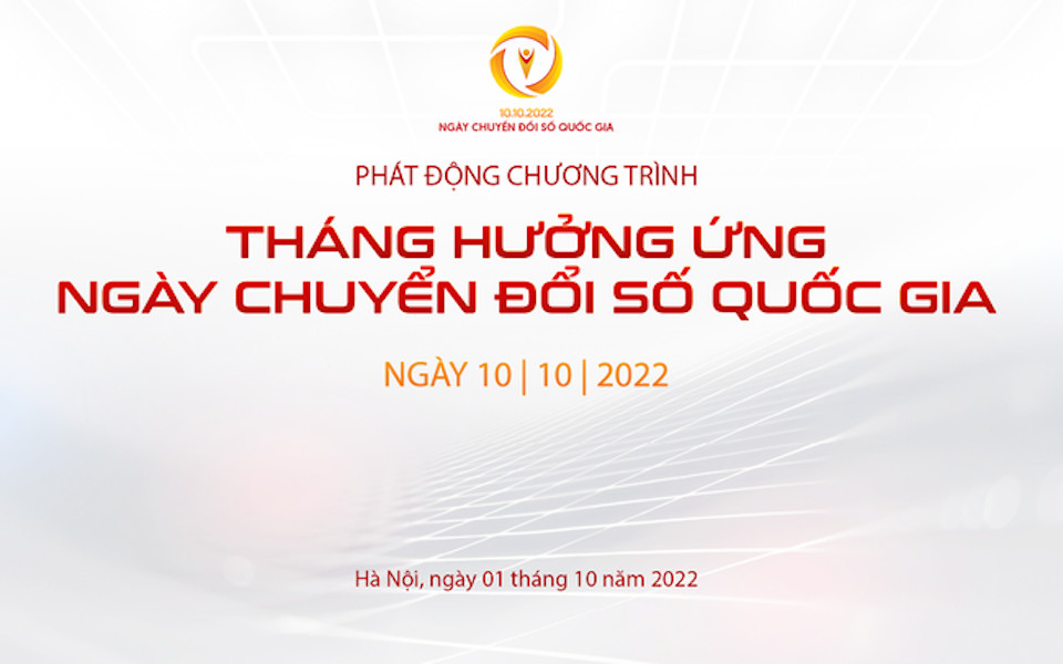 Phát động hưởng ứng Ngày chuyển đổi số quốc gia 10/10