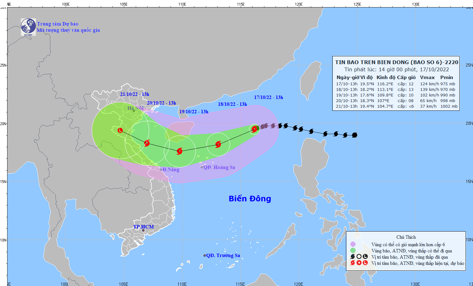 Dự báo thời tiết ngày 18/10/2022: Hà Nội ngày nắng, trời se lạnh