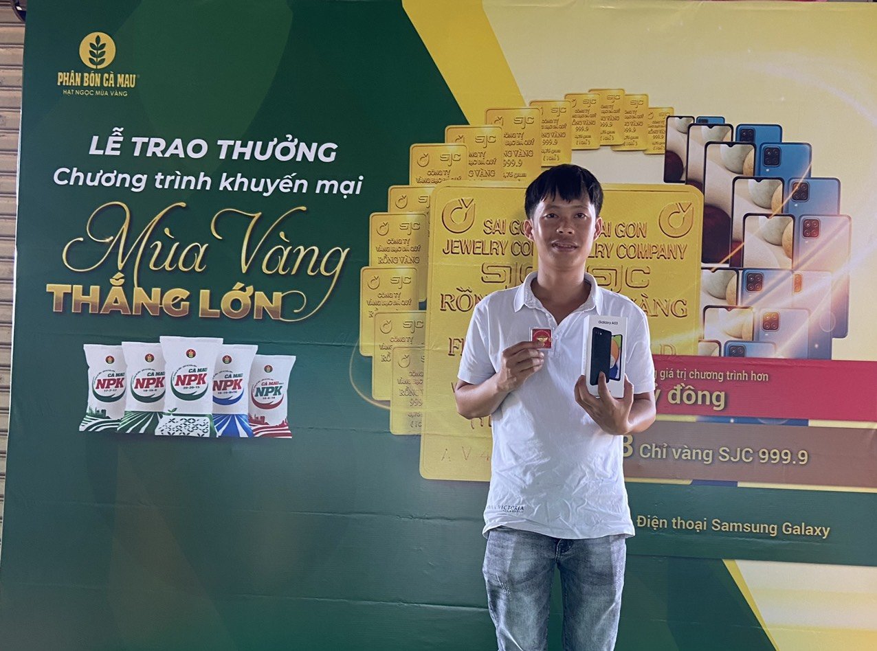 “Phân Bón Cà Mau hoàn toàn chinh phục tôi”